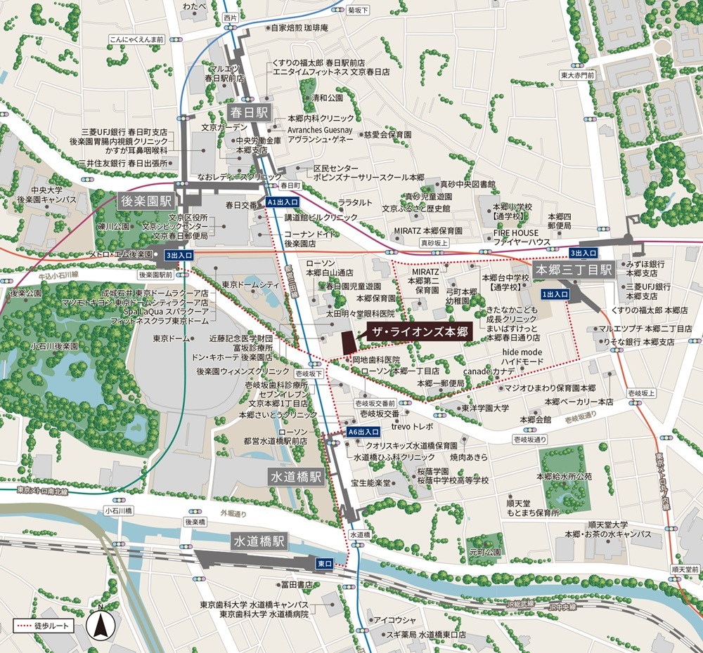 現地案内図