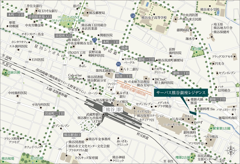 建設地ご案内図