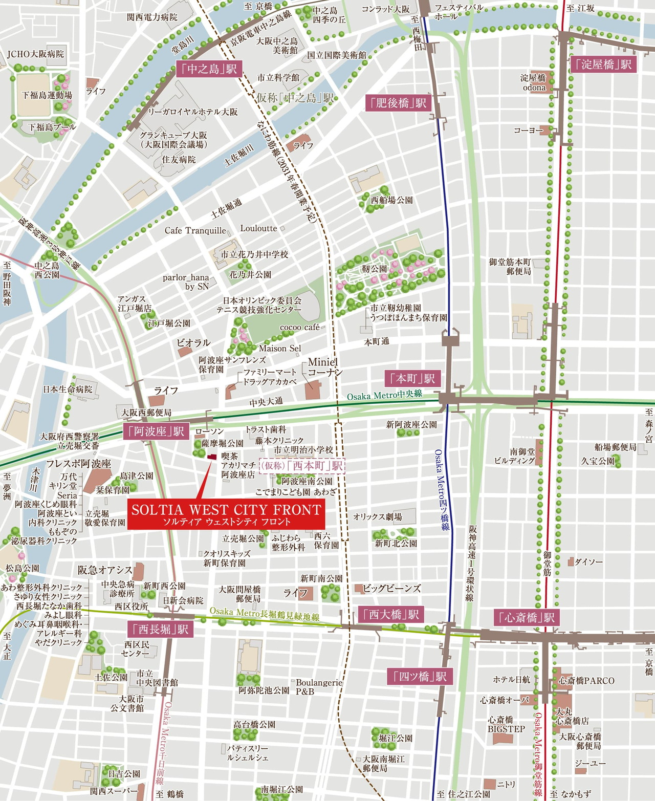 現地案内図