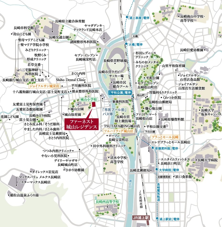 現地案内図