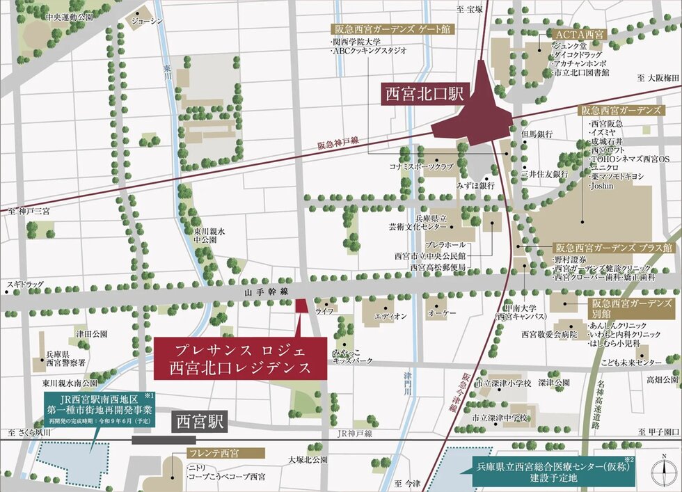 現地案内図