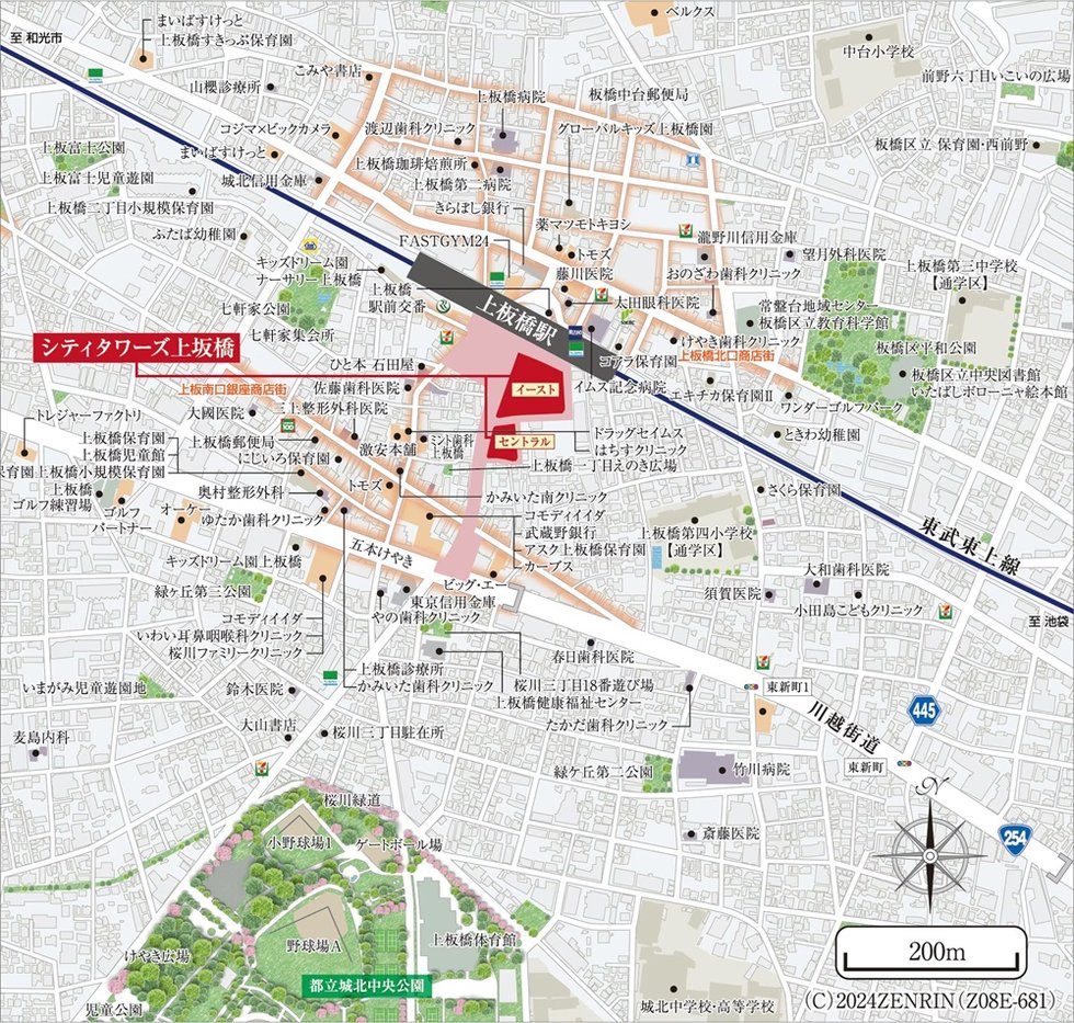 現地案内図