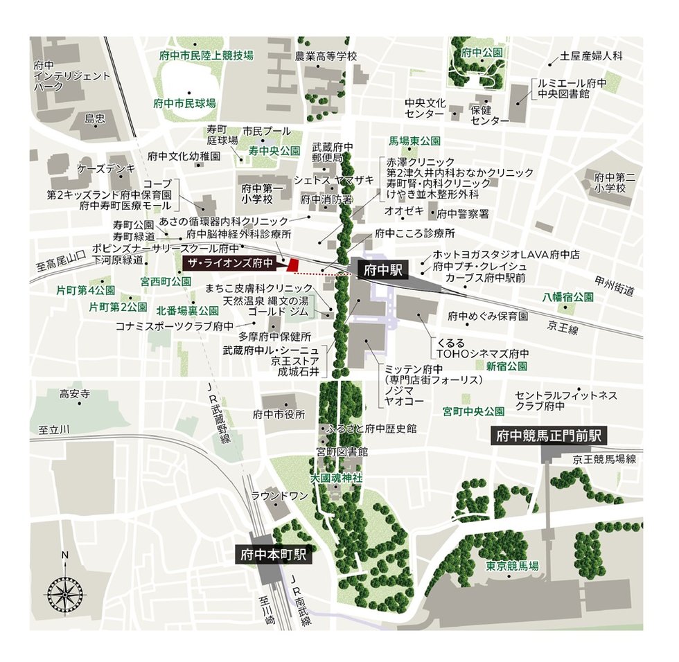 現地案内図