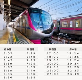 「新宿」駅までわずか2駅。
京王ライナーが通勤を快適にしてくれます。
