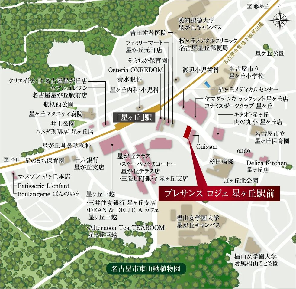現地案内図