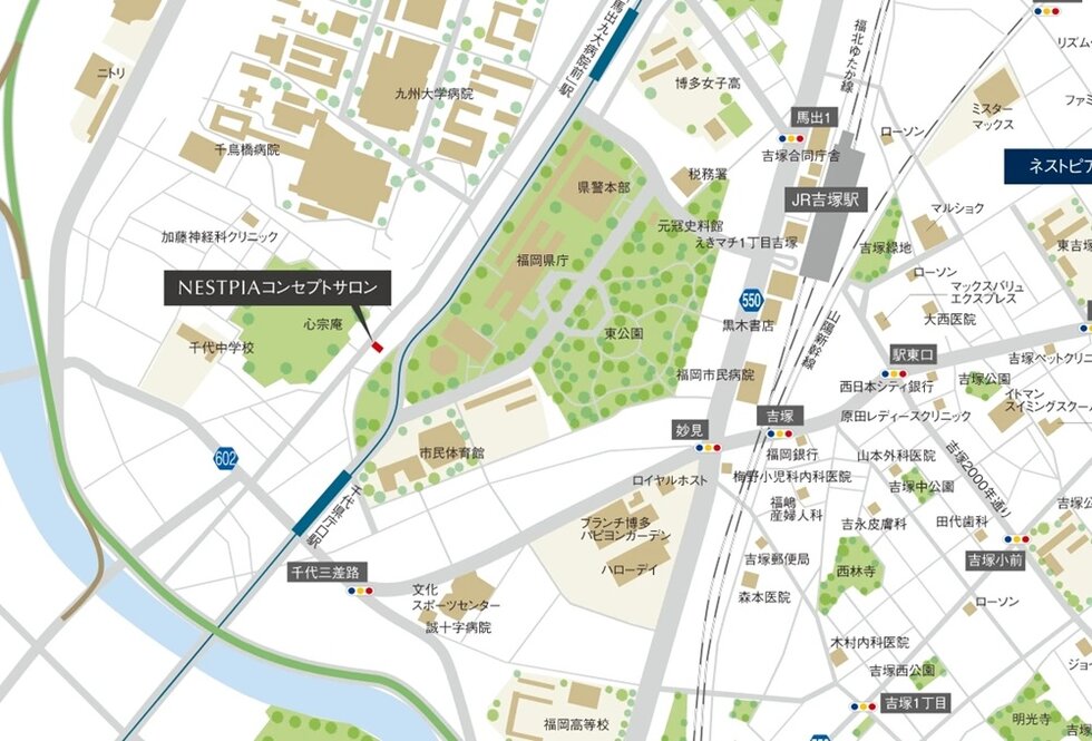 コンセプトサロン案内図