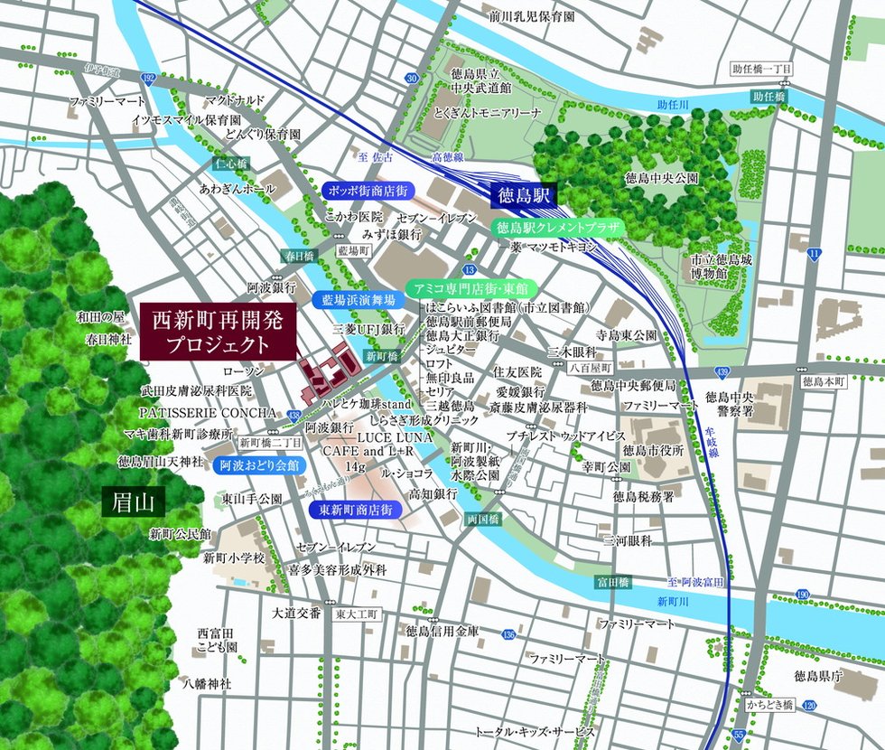現地案内図