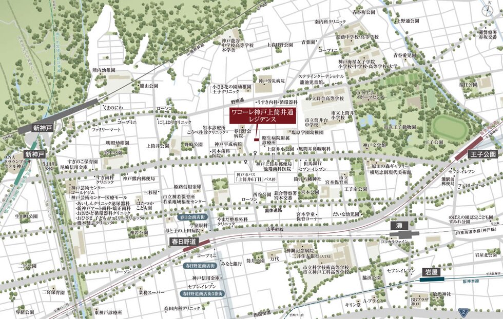 現地案内図