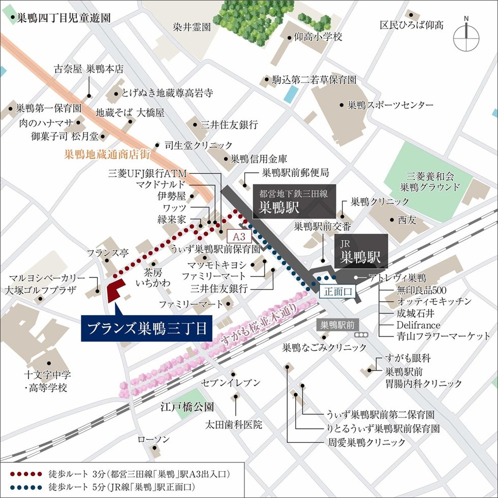 現地案内図