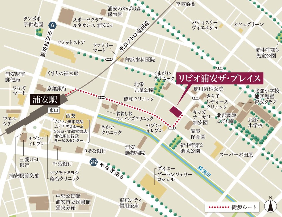 現地案内図