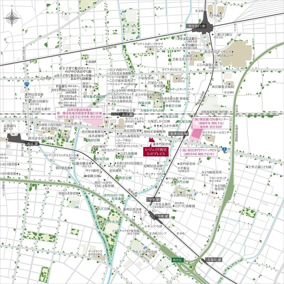 現地案内図