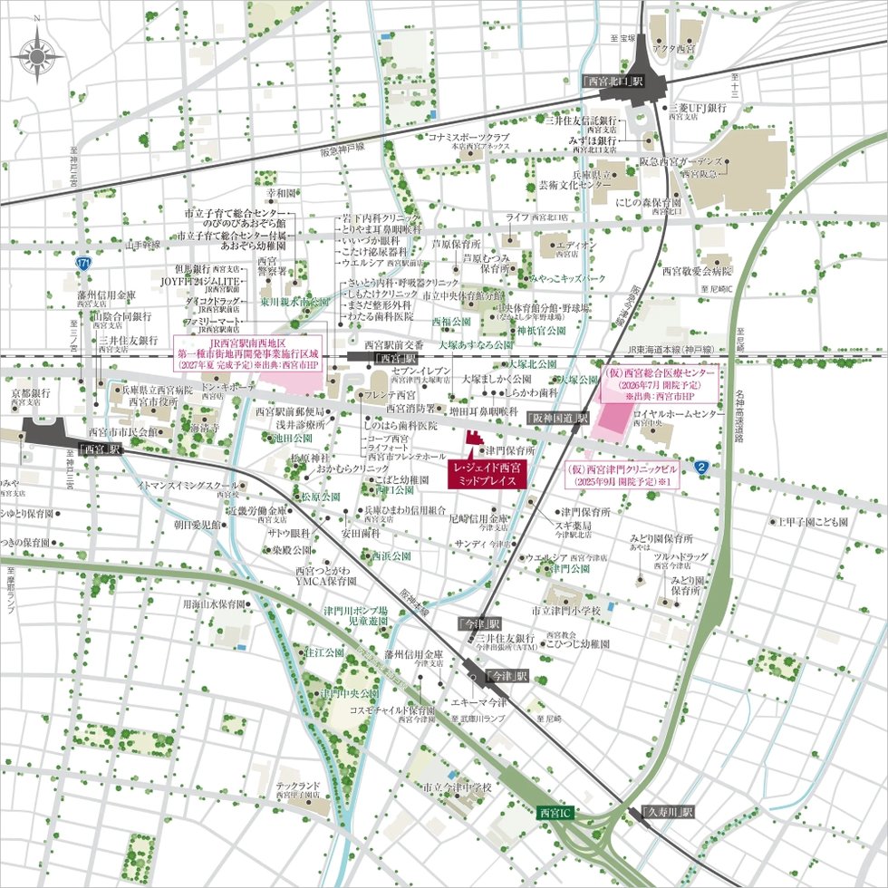現地案内図