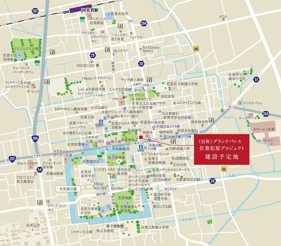 現地案内図