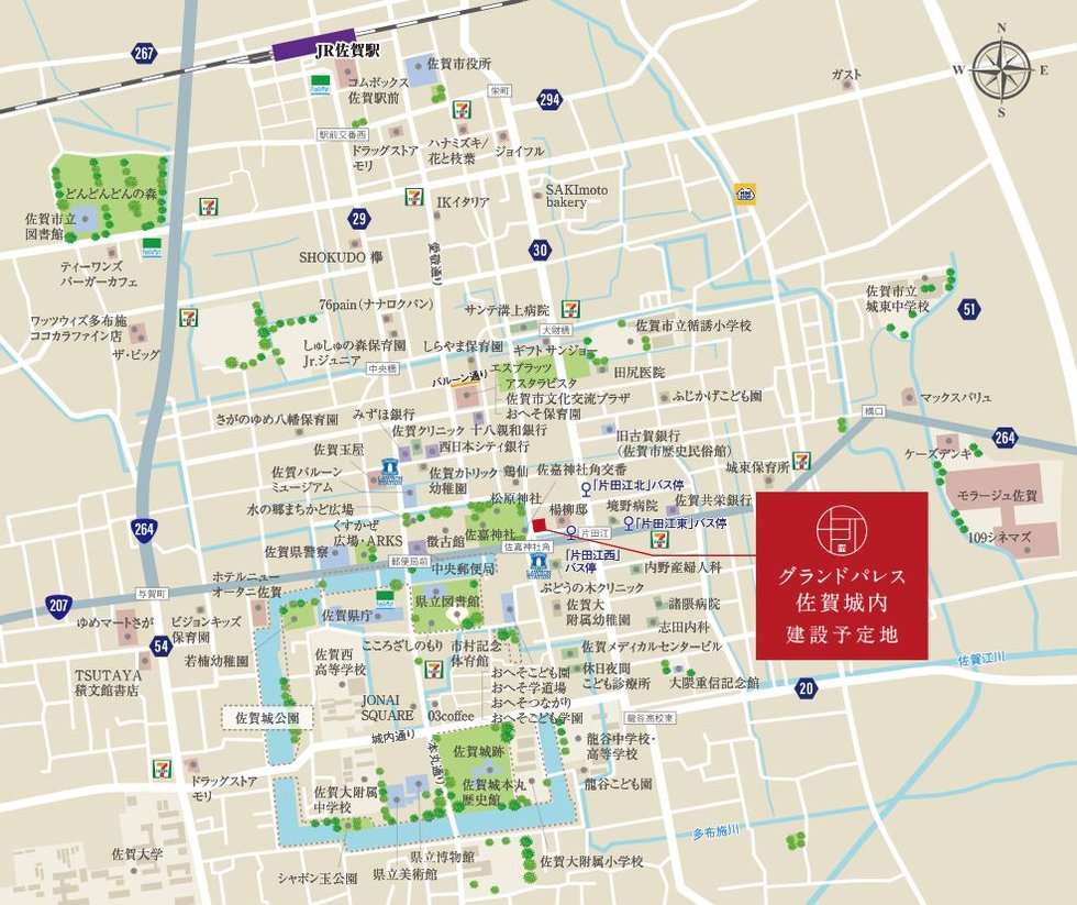 現地案内図