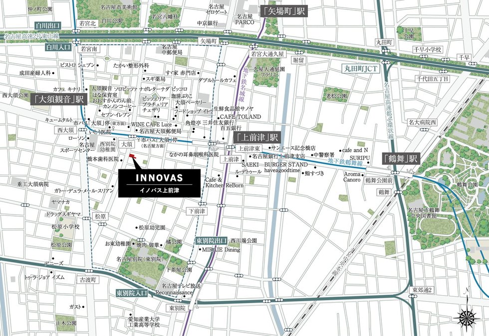 現地案内図