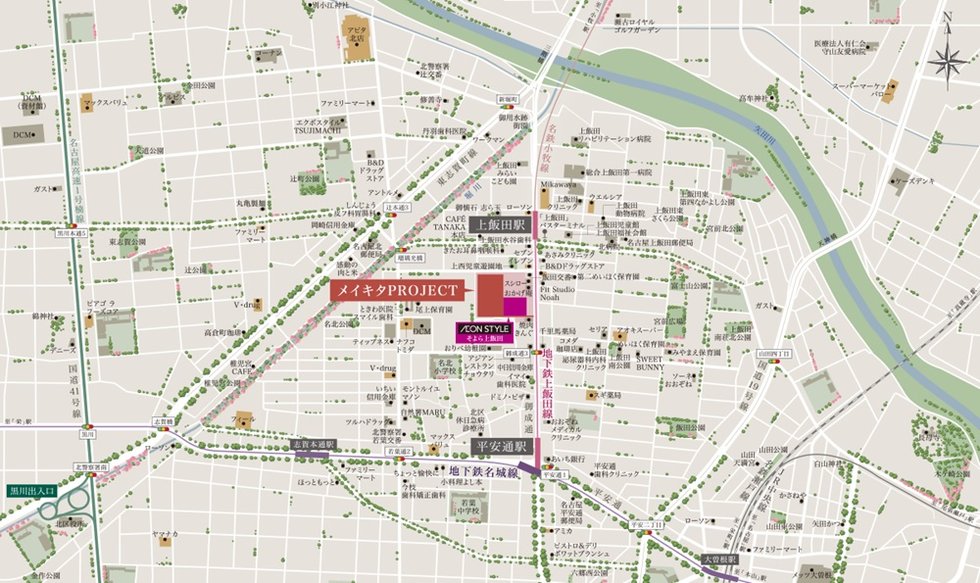 現地案内図