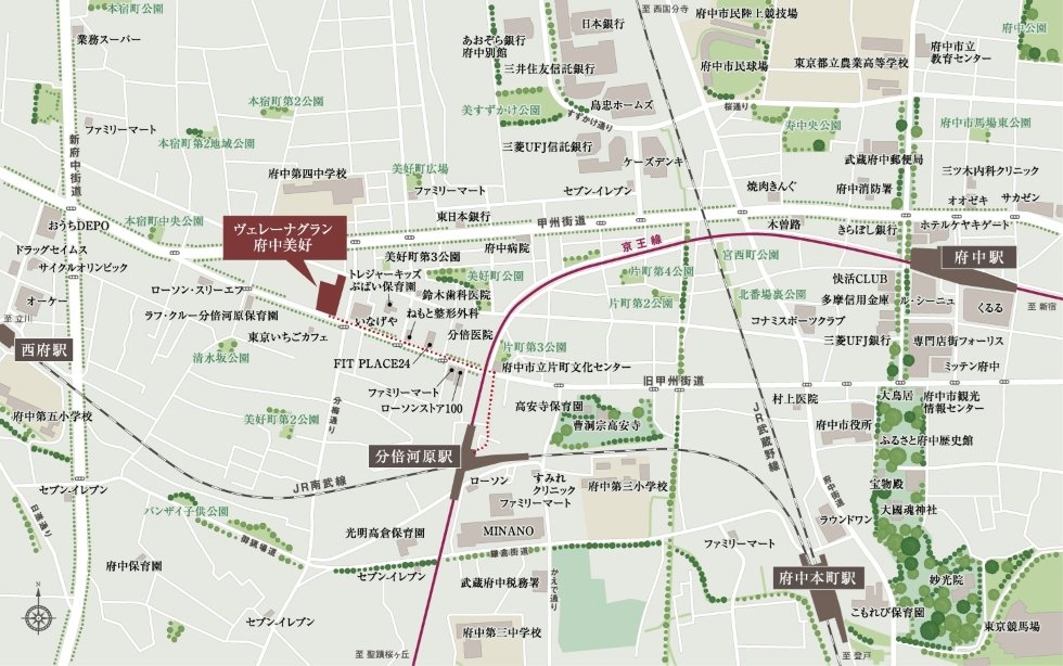 現地案内図