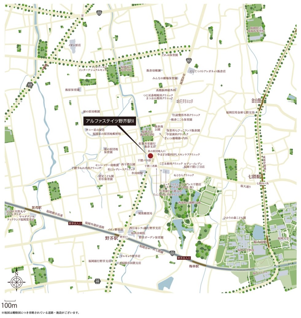 建設予定地案内図