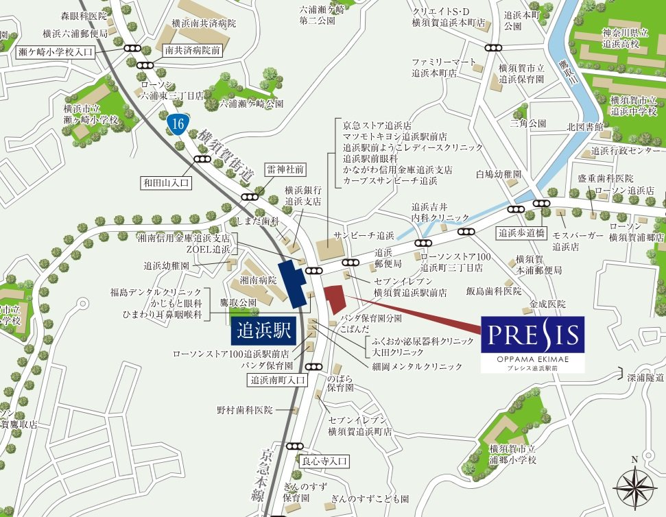 現地案内図