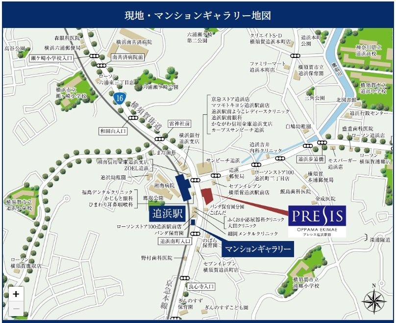 現地・マンションギャラリー地図
