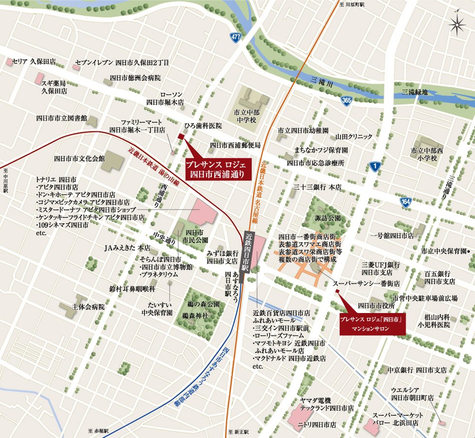 現地案内図