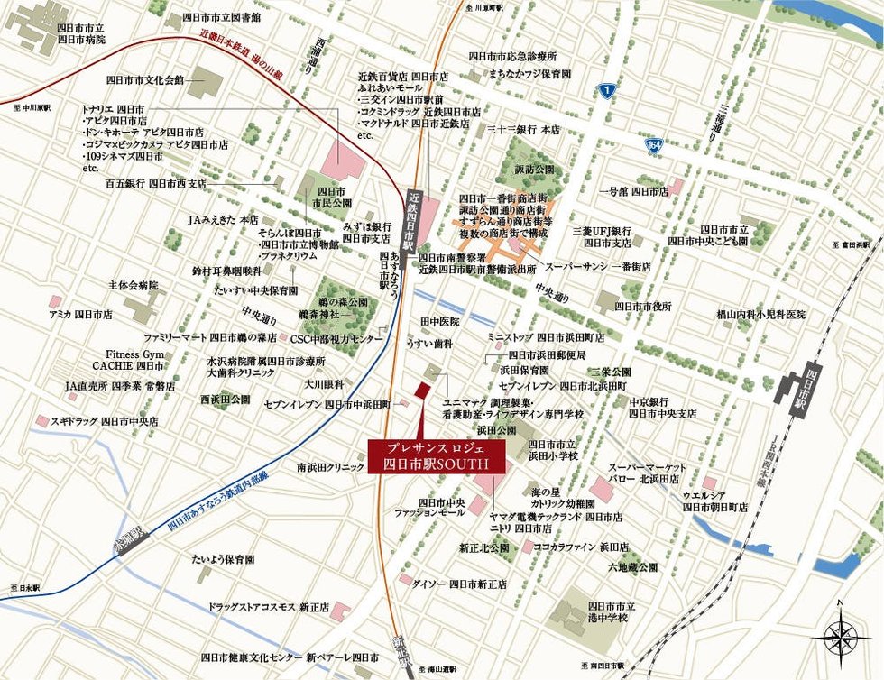 現地案内図