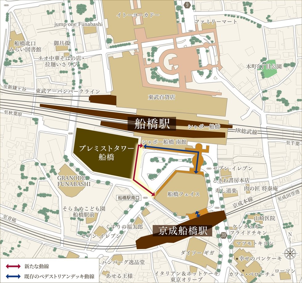 現地案内図