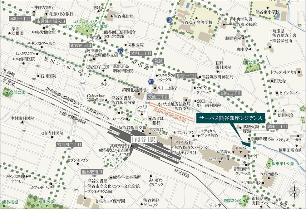 建設地ご案内図