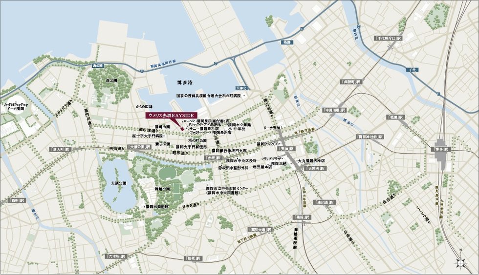 現地案内図