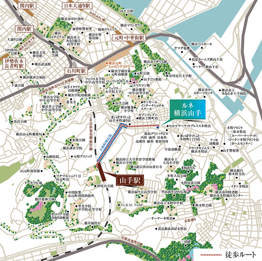 現地案内図