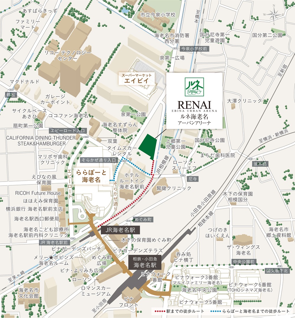 現地案内図