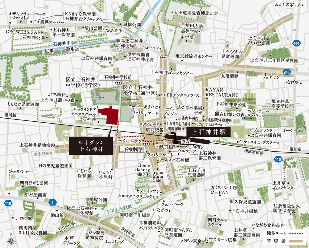 現地案内図
