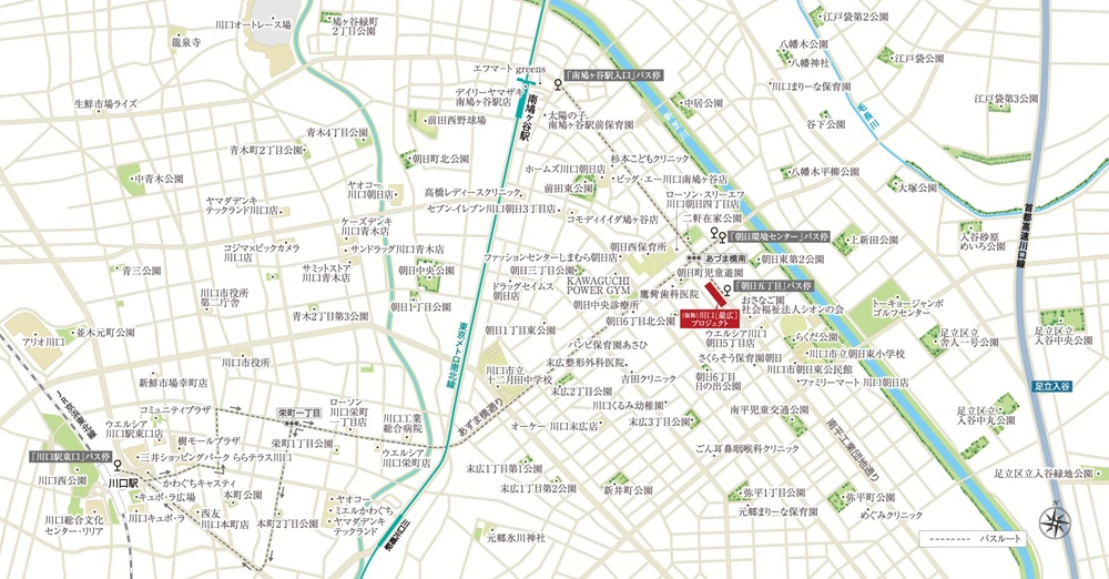 現地案内図