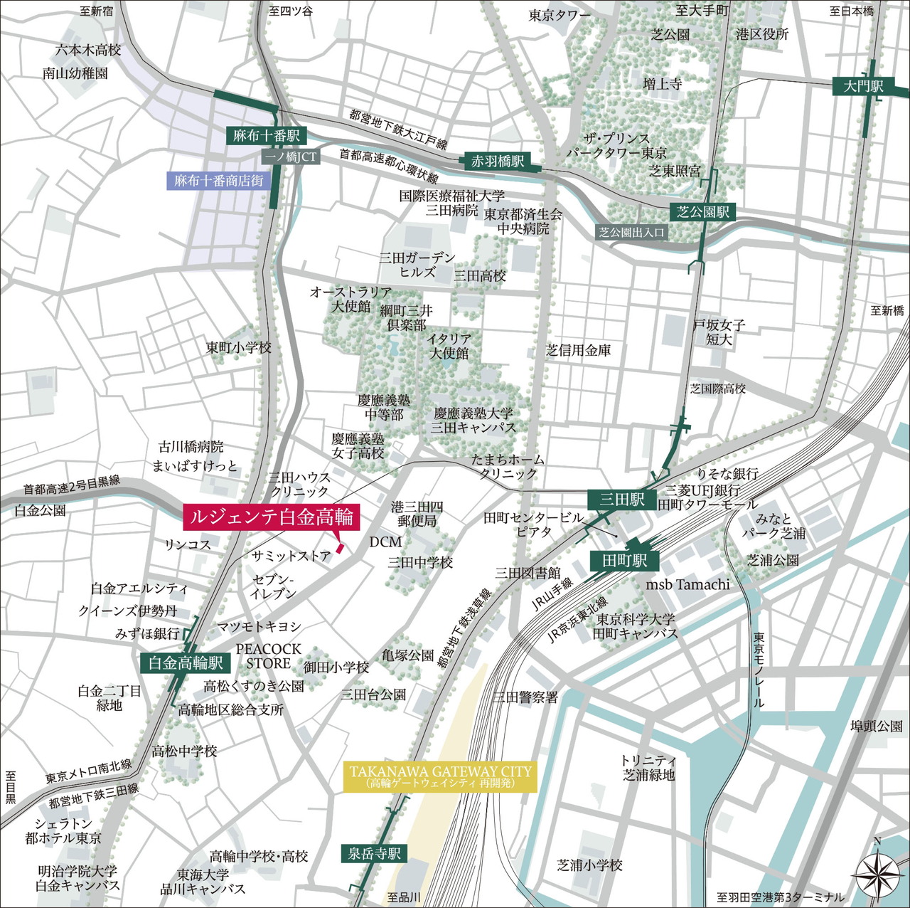 現地案内図