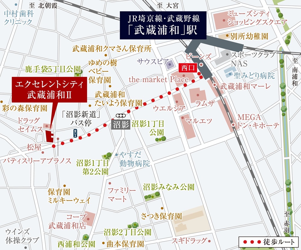 現地案内図