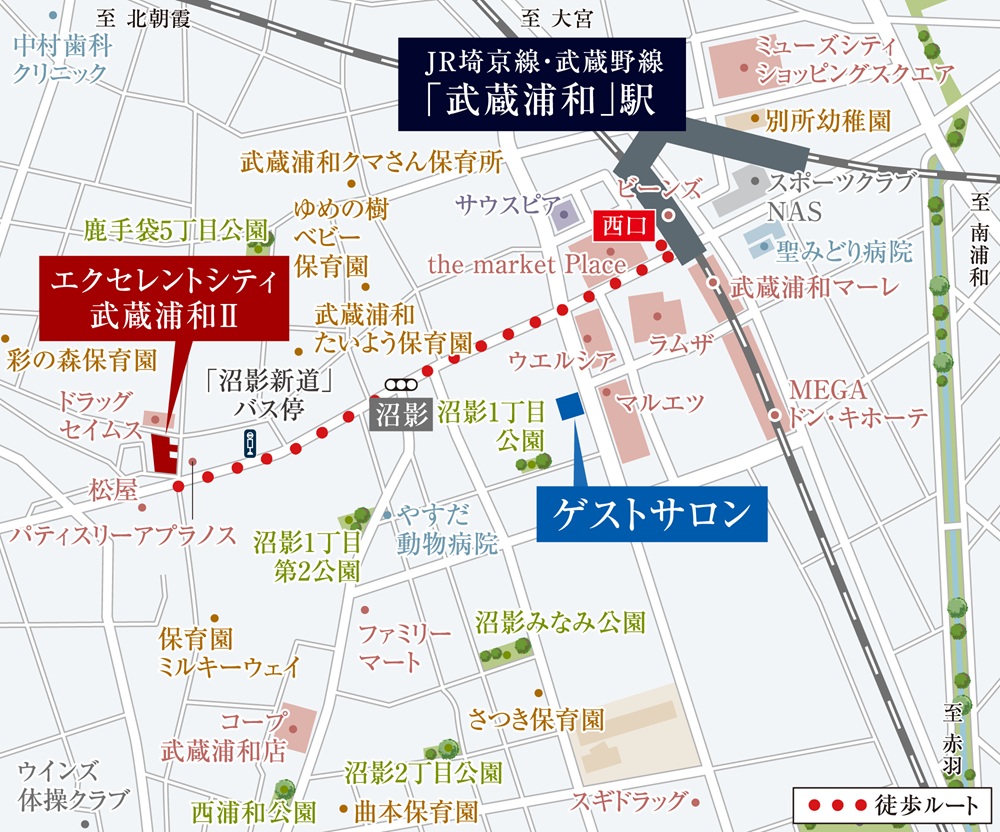 現地案内図
