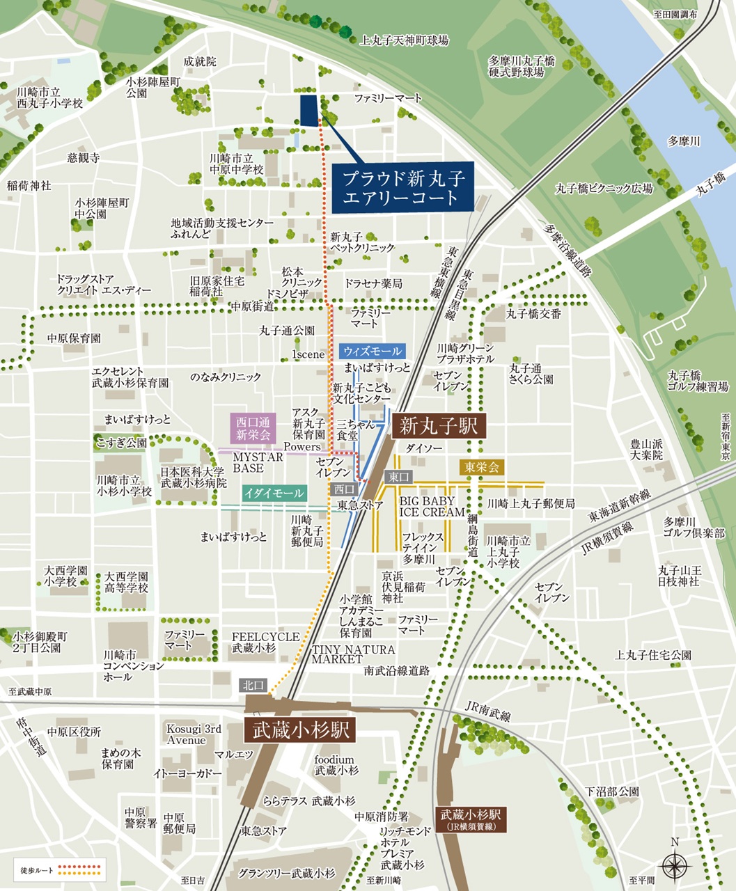 現地案内図