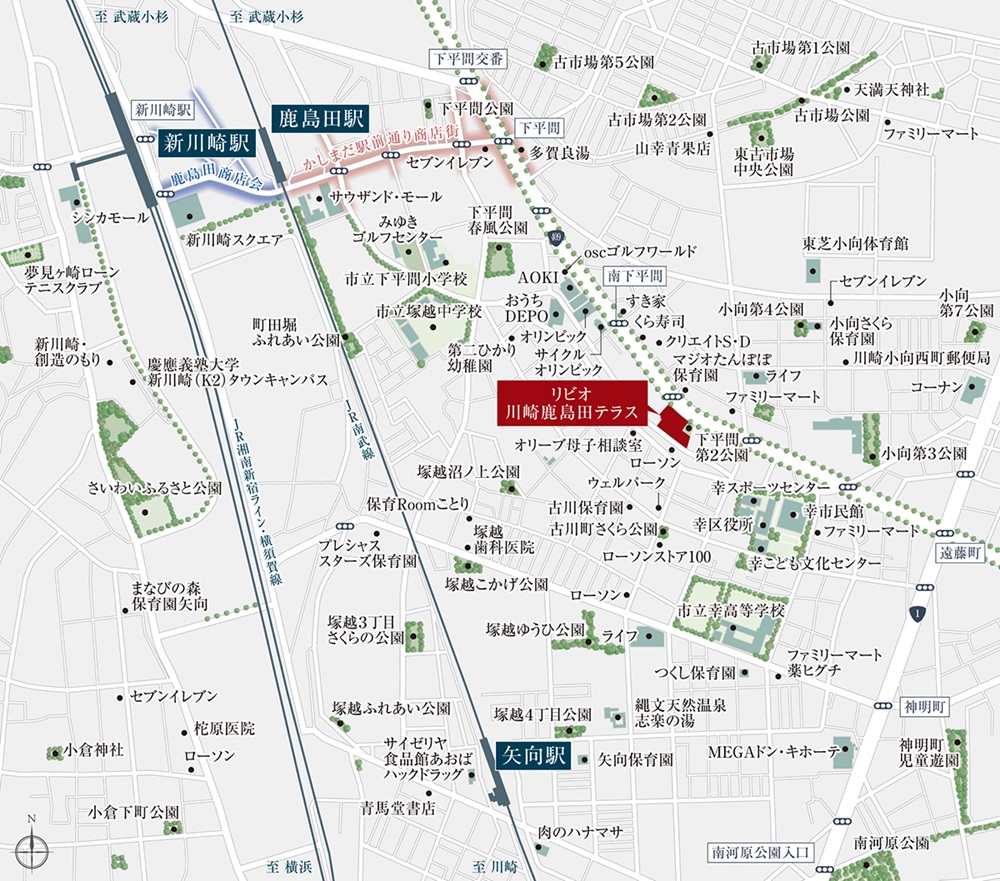 現地案内図