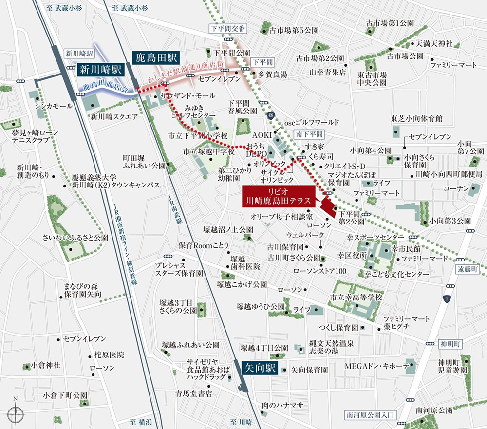 現地案内図