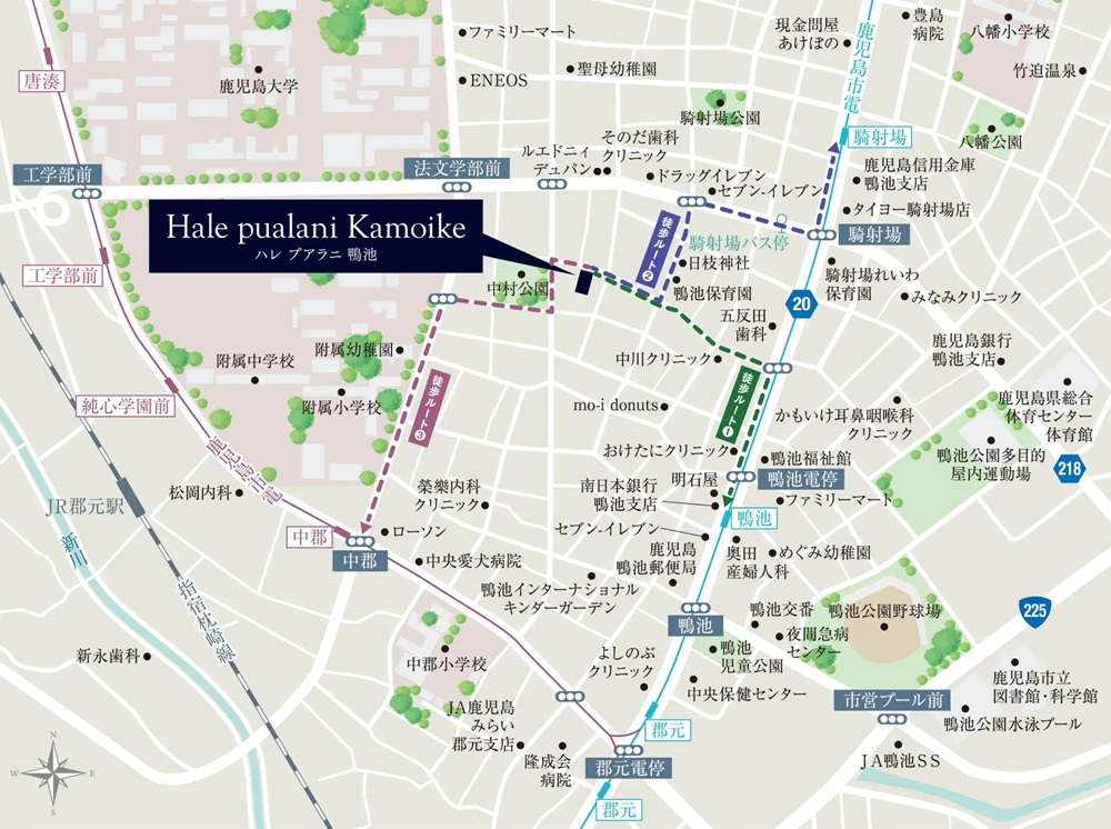 現地案内図