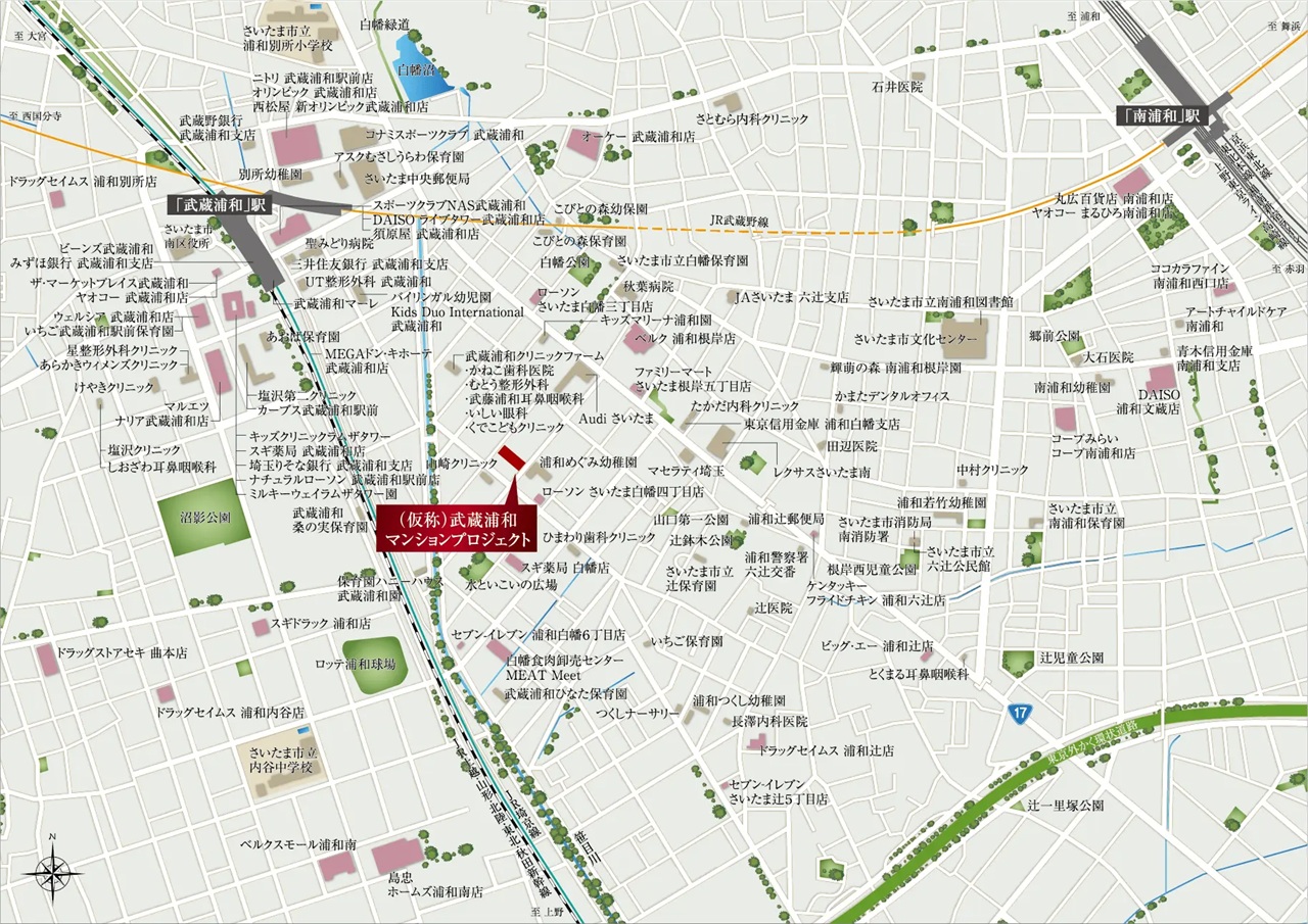 現地案内図