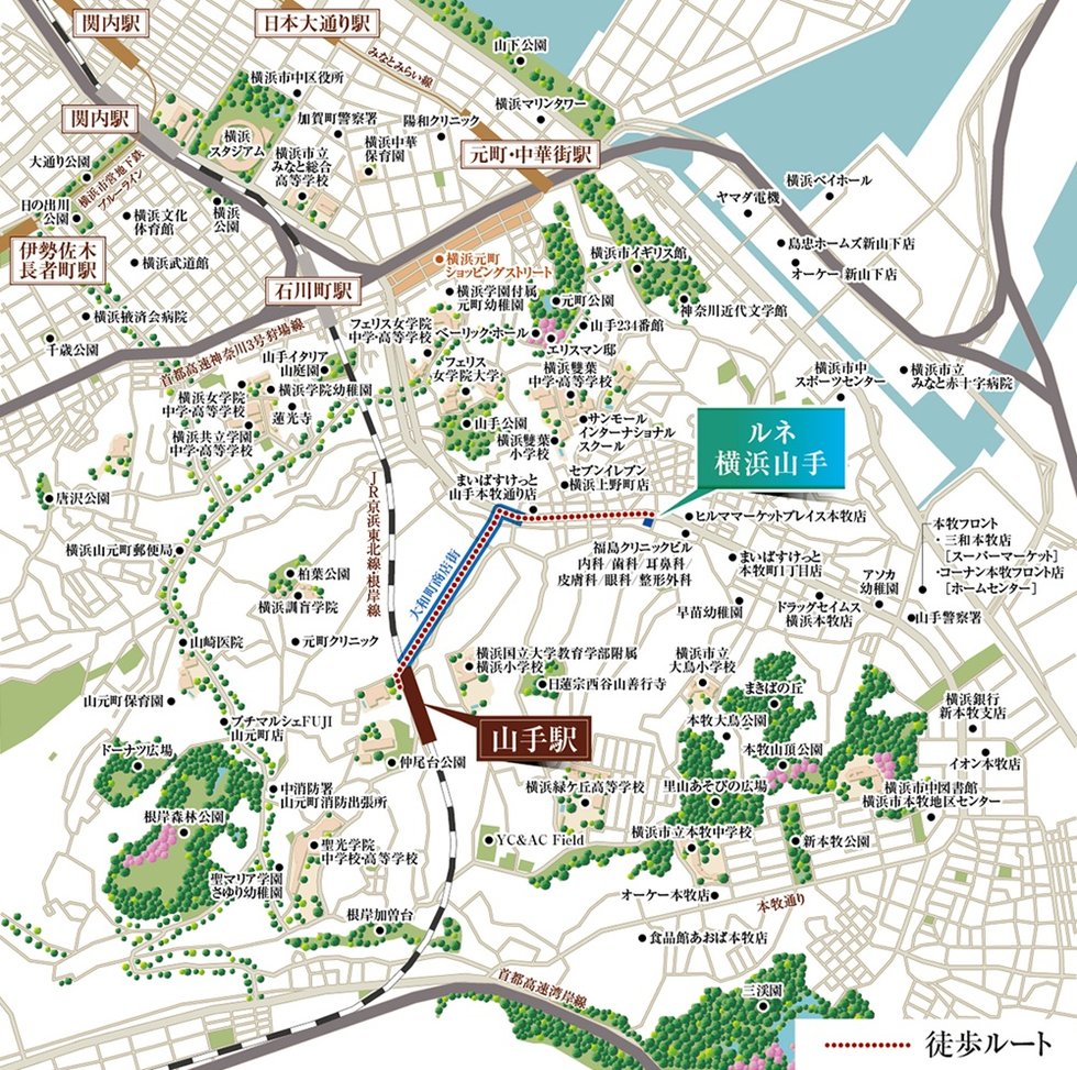 現地案内図