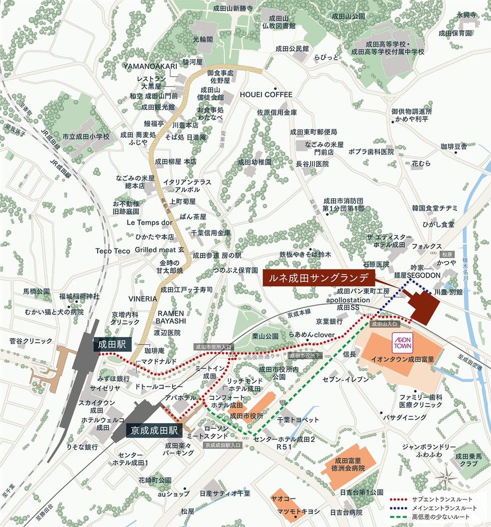 現地案内図