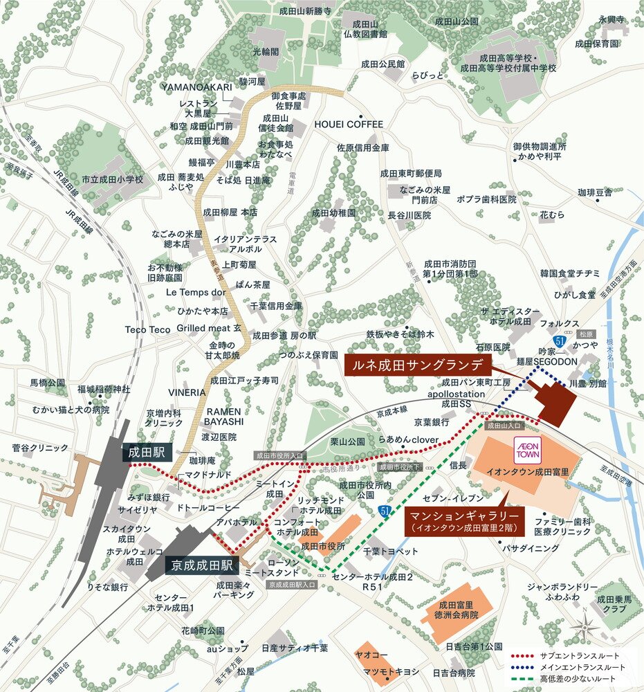 現地案内図