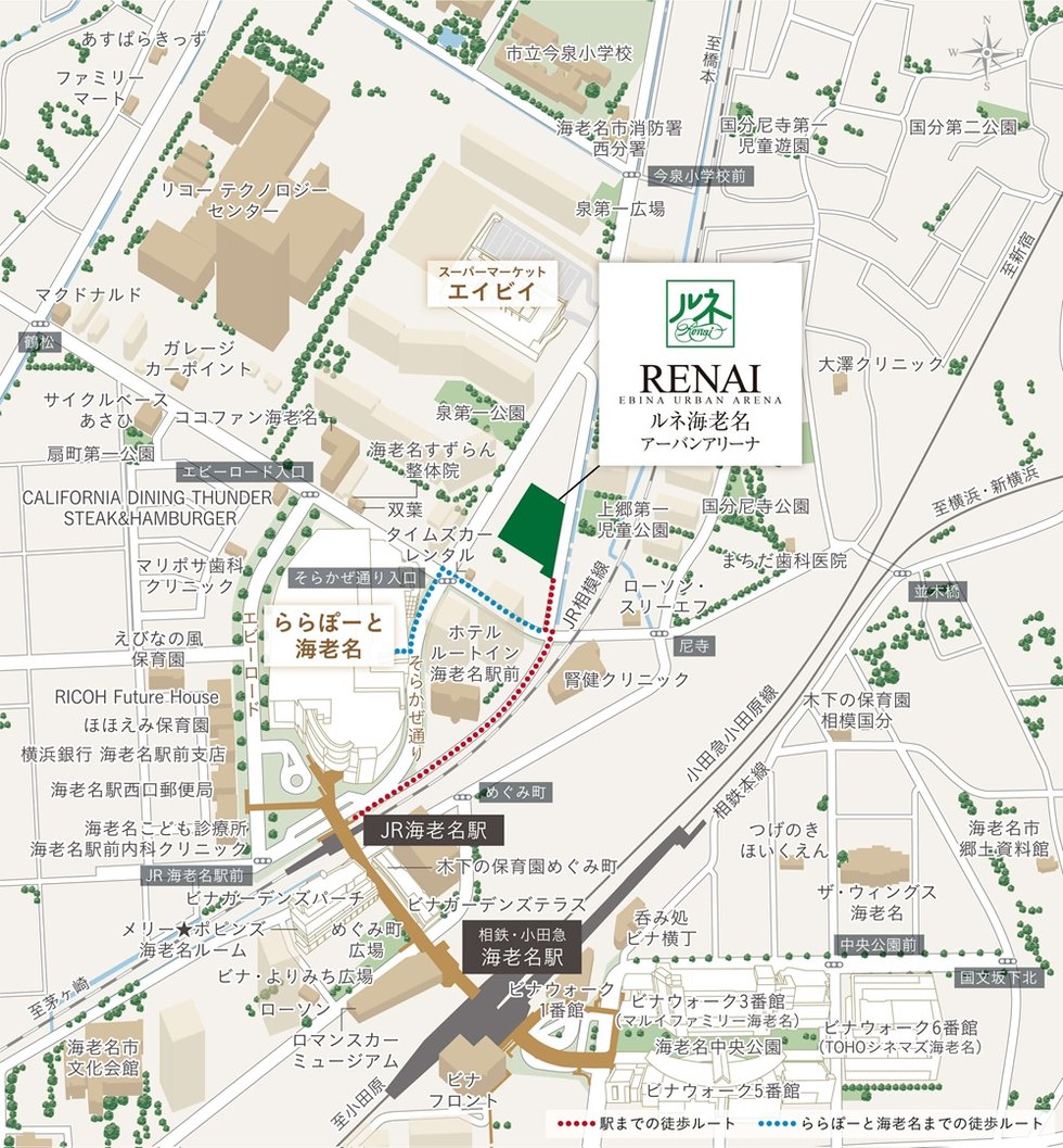 現地案内図