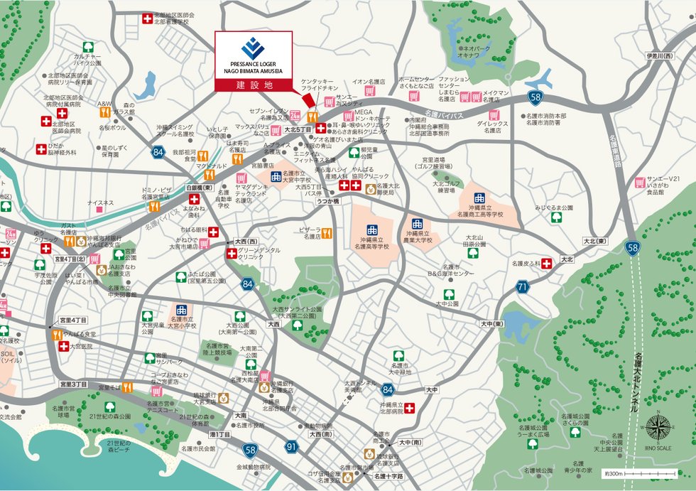 現地案内図