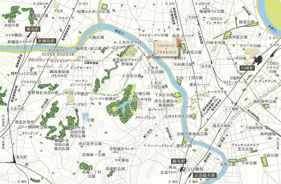 現地案内図