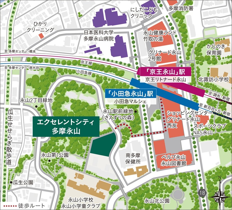 現地案内図