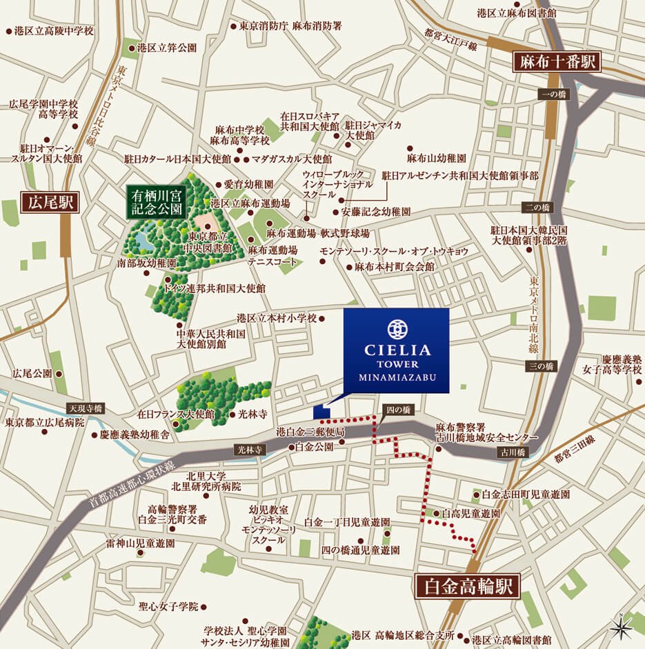 現地案内図