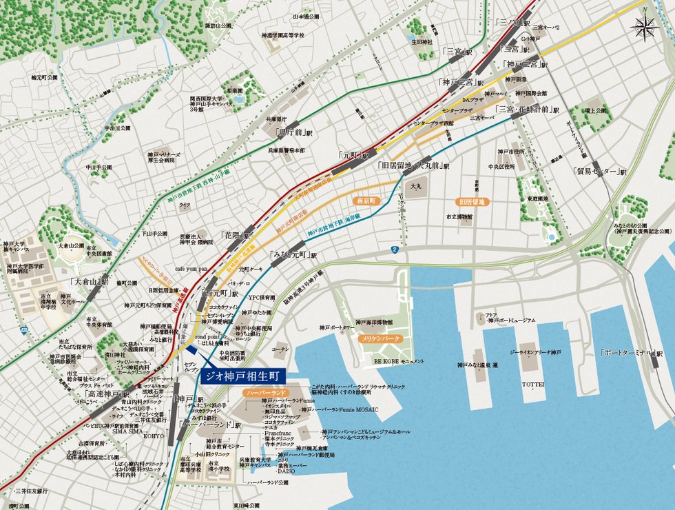 現地案内図